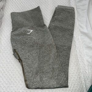 Gymshark Vital Seamless Legging- XS- Khaki Marl